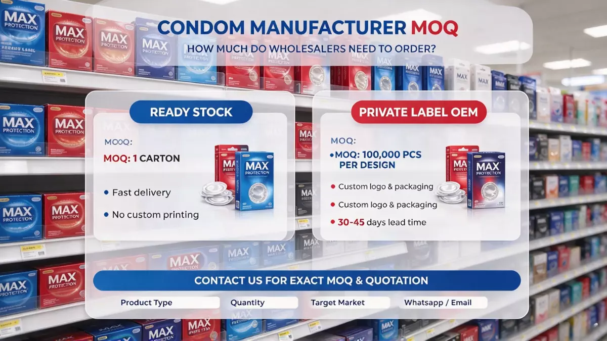 MOQ for China Condom Manufacturer